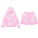 Conjunto Moletom Denim Tears - Rosa